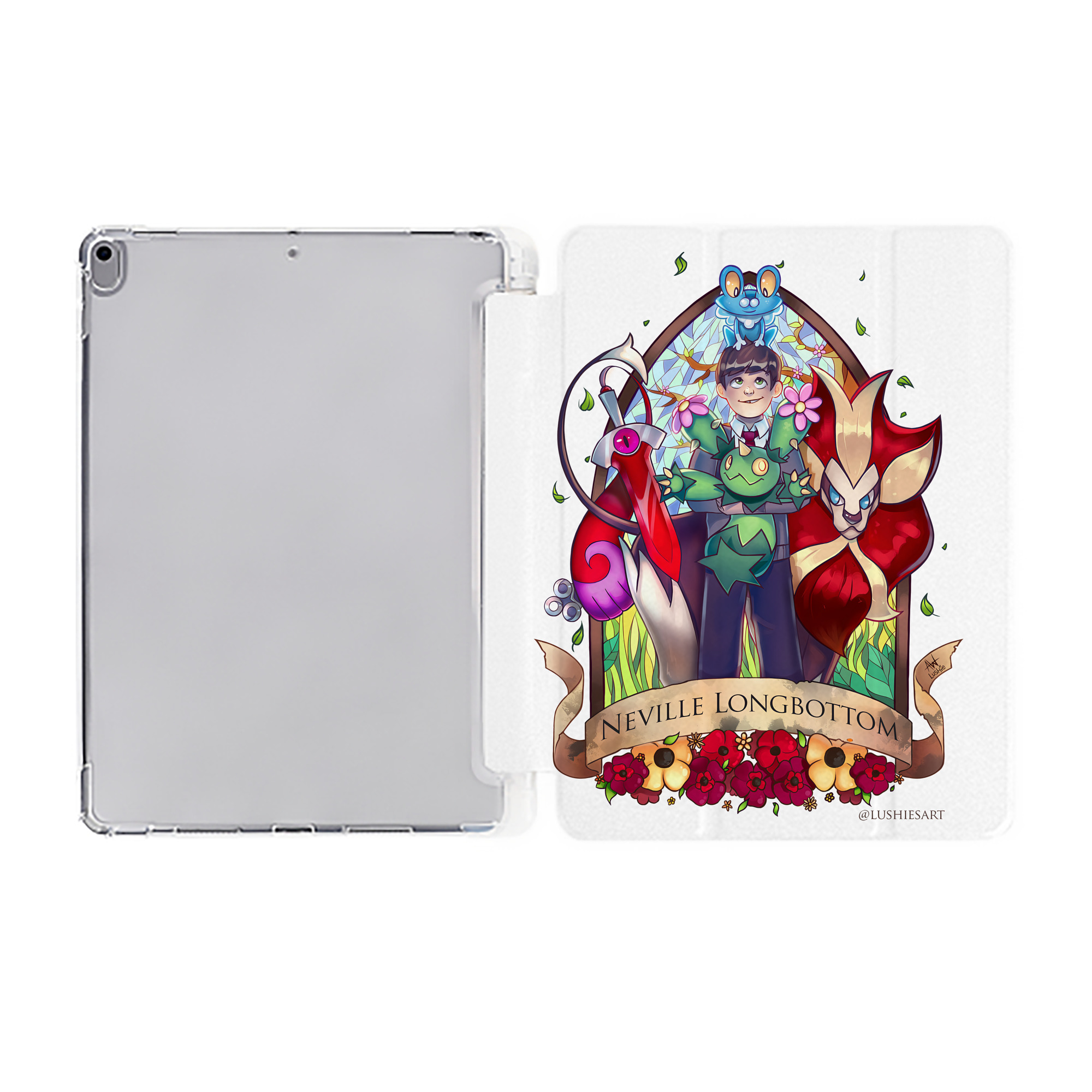 （画像用） Harry Potter ハリー・ポッターシリーズ IPad ケース ペン収納付き 三つ折りスタンド PUレザー×シリコン 対応機種9.5/10.5/10.9インチ